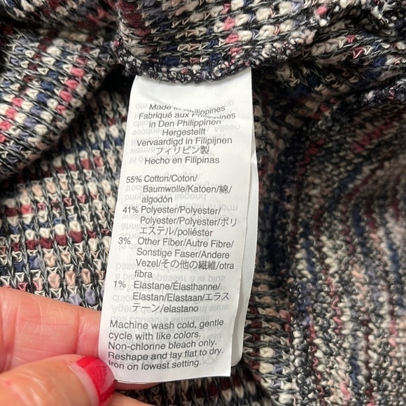 Madewell Multi Color Puff Sleeve Top Sz S - Picture 7 of 7